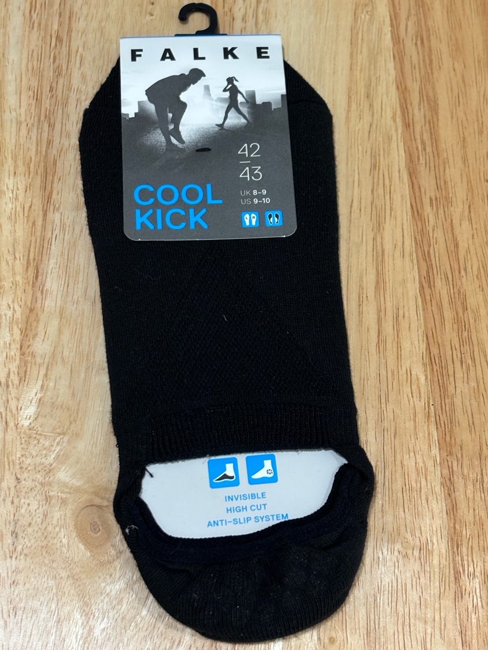 NEW FALKE Cool Kick invisible, high cut anti-slip system size 9–10